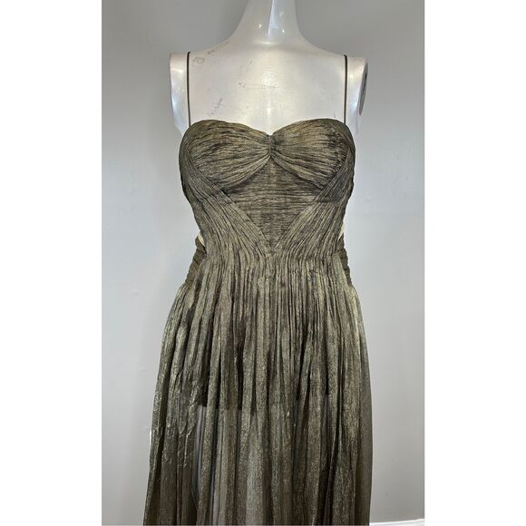 MARIA LUCIA HOHAN allar plissé-effect maxi dress Size IT38(US2) $1950 - Picture 8 of 14